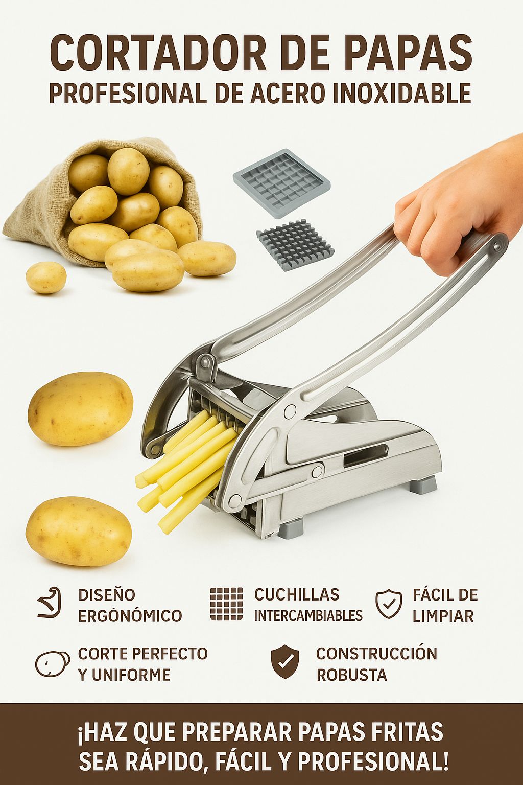 Picador de papas + Envió Gratis+ Recetario Gratis