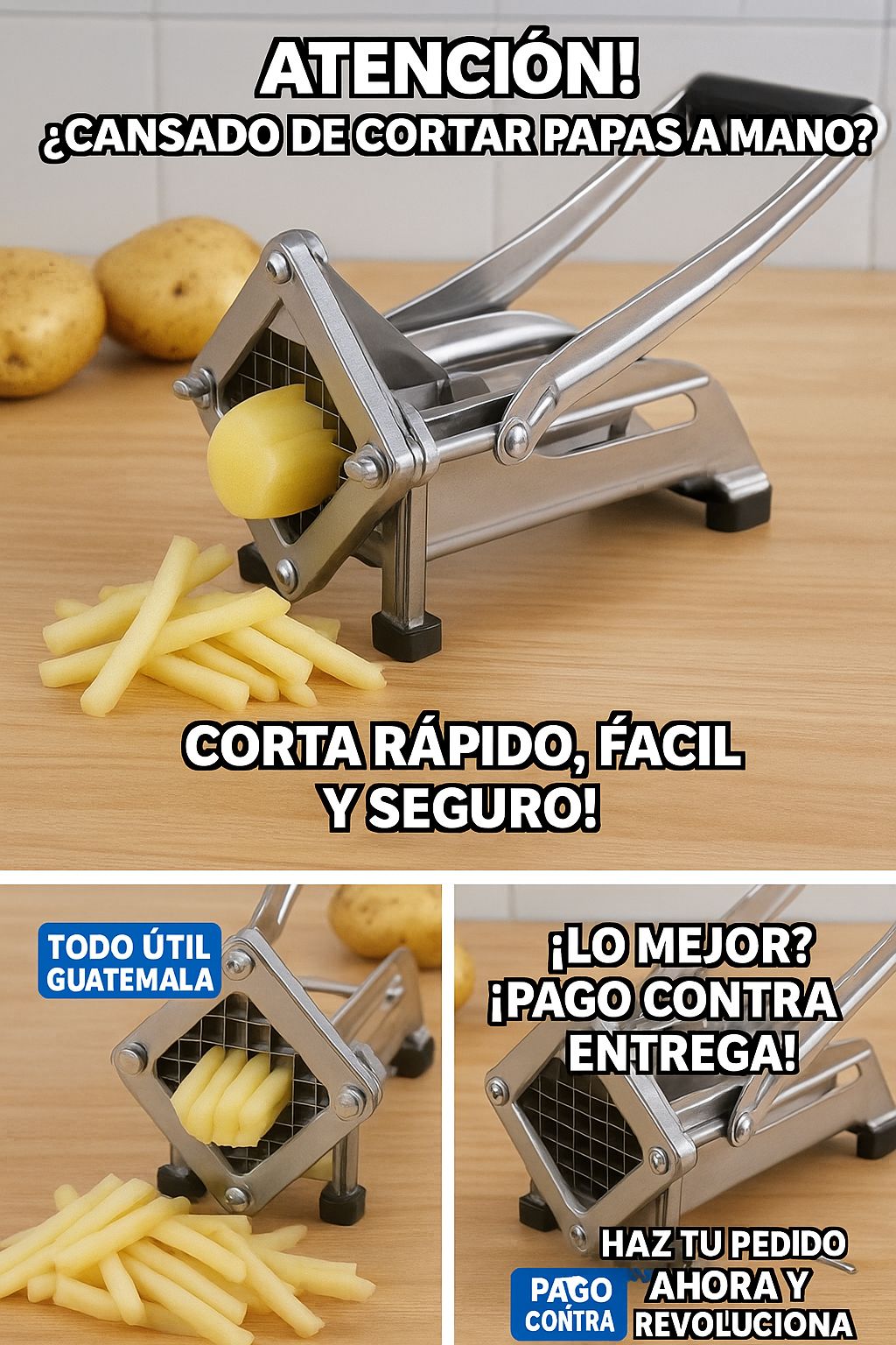 Picador de papas + Envió Gratis+ Recetario Gratis