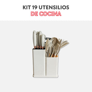 Kit 19 utensilios de cocina+Envío gratis+Mini guía de recetas